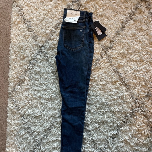 Rag and Bone high rise ankle skinny size 24 - Picture 3 of 3